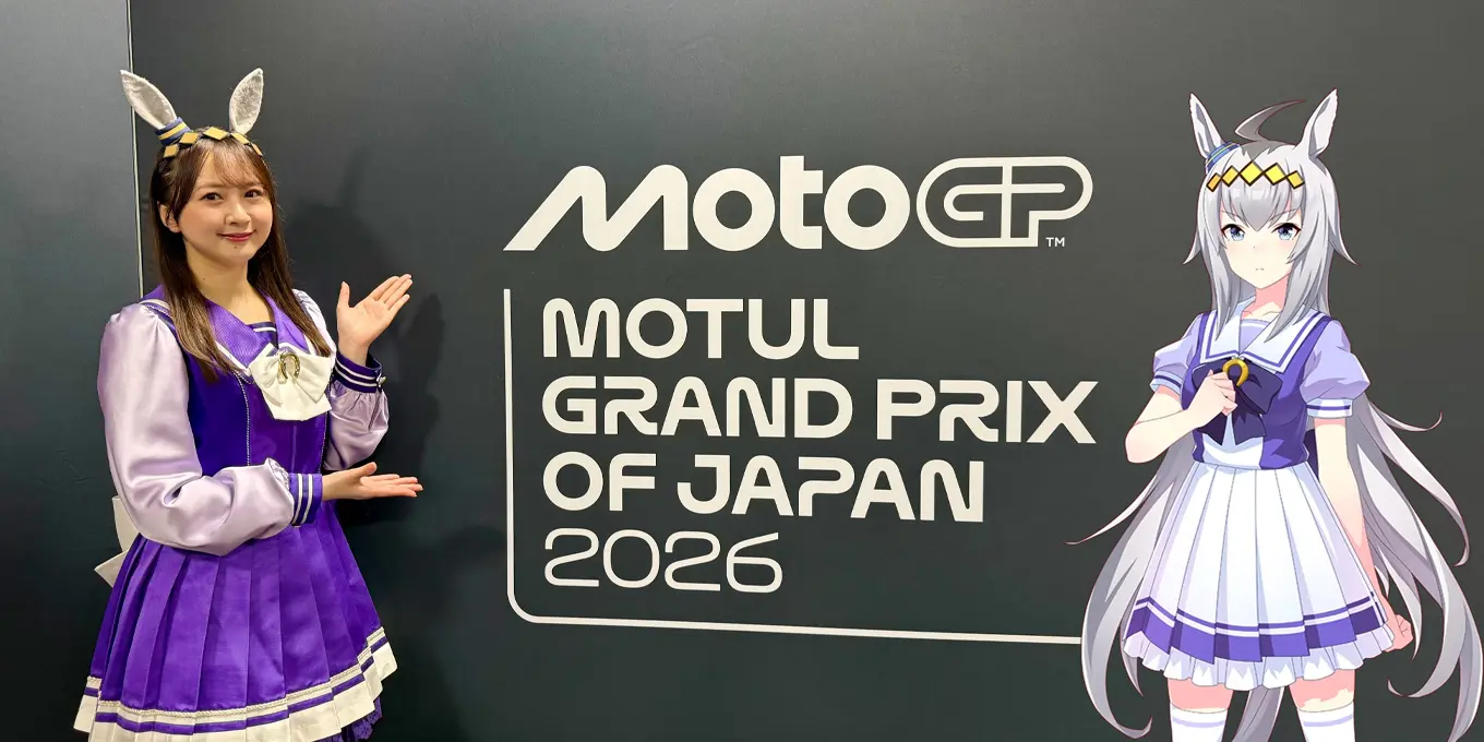 Seiyuu Oguri Cap Umamusume Kibarkan Bendera Finis di Ajang MotoGP Jepang 2026